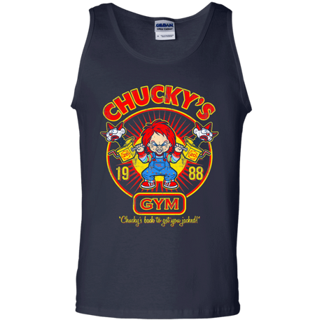 T-Shirts Navy / S Chucky's Gym Men's Tank Top