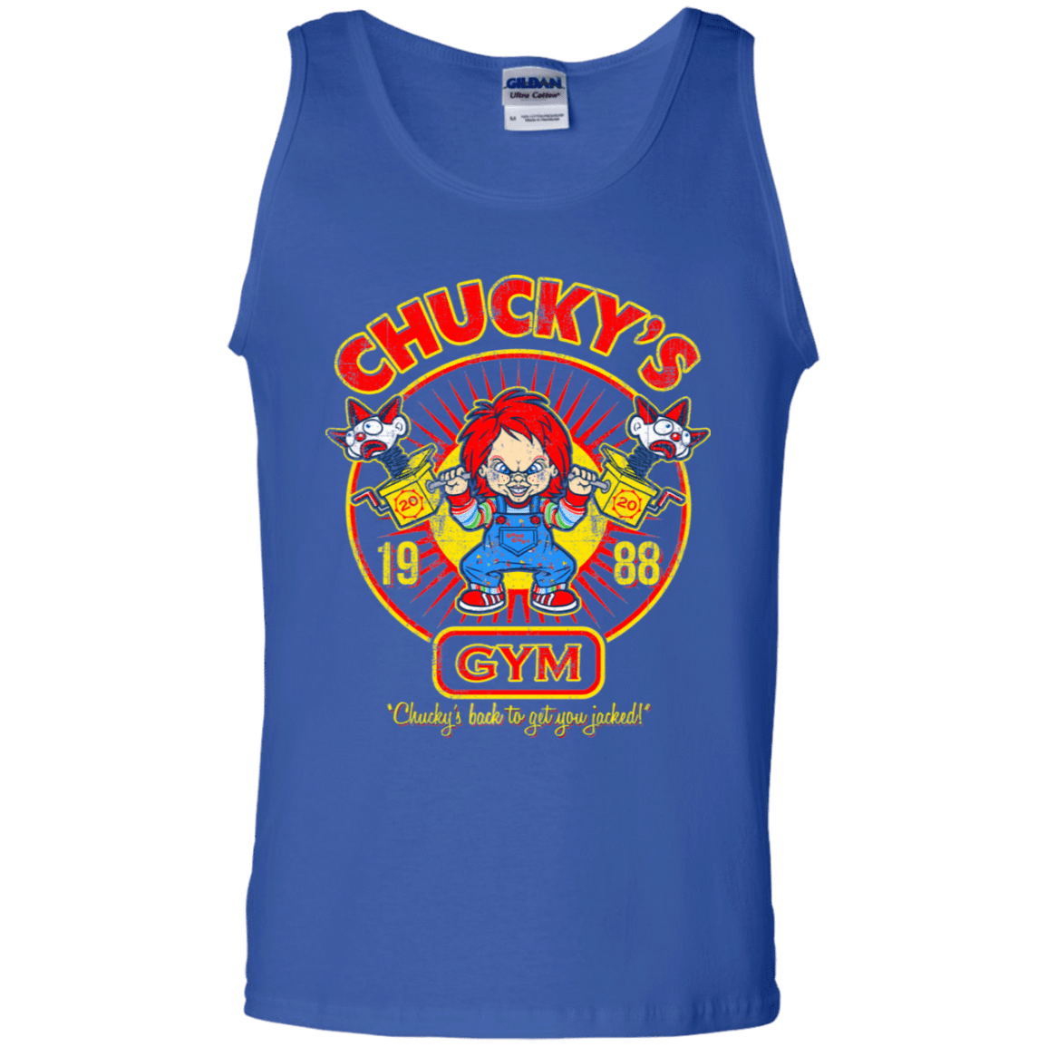 T-Shirts Royal / S Chucky's Gym Men's Tank Top