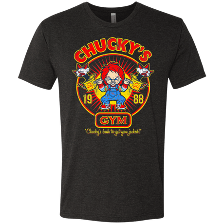 T-Shirts Vintage Black / S Chucky's Gym Men's Triblend T-Shirt