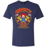 T-Shirts Vintage Navy / S Chucky's Gym Men's Triblend T-Shirt