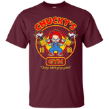 T-Shirts Maroon / S Chucky's Gym T-Shirt