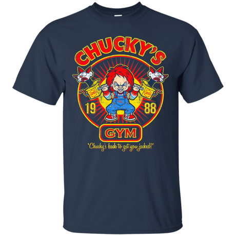 T-Shirts Navy / S Chucky's Gym T-Shirt