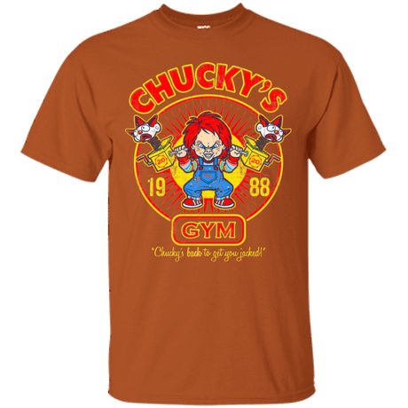 T-Shirts Texas Orange / S Chucky's Gym T-Shirt
