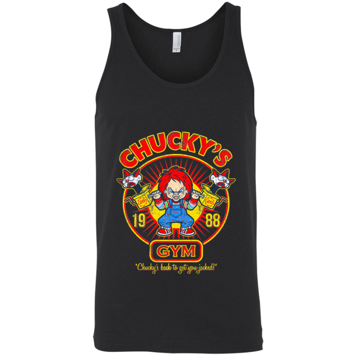 T-Shirts Black / X-Small Chucky's Gym Unisex Premium Tank Top