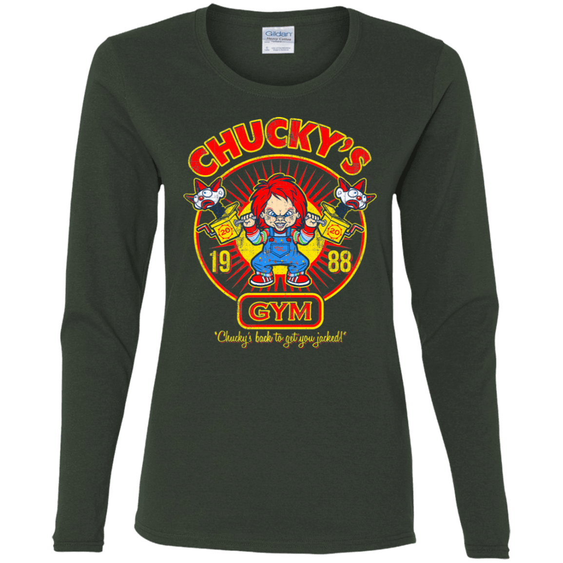T-Shirts Forest / S Chucky's Gym Women's Long Sleeve T-Shirt