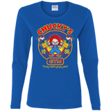 T-Shirts Royal / S Chucky's Gym Women's Long Sleeve T-Shirt