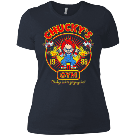T-Shirts Indigo / X-Small Chucky's Gym Women's Premium T-Shirt