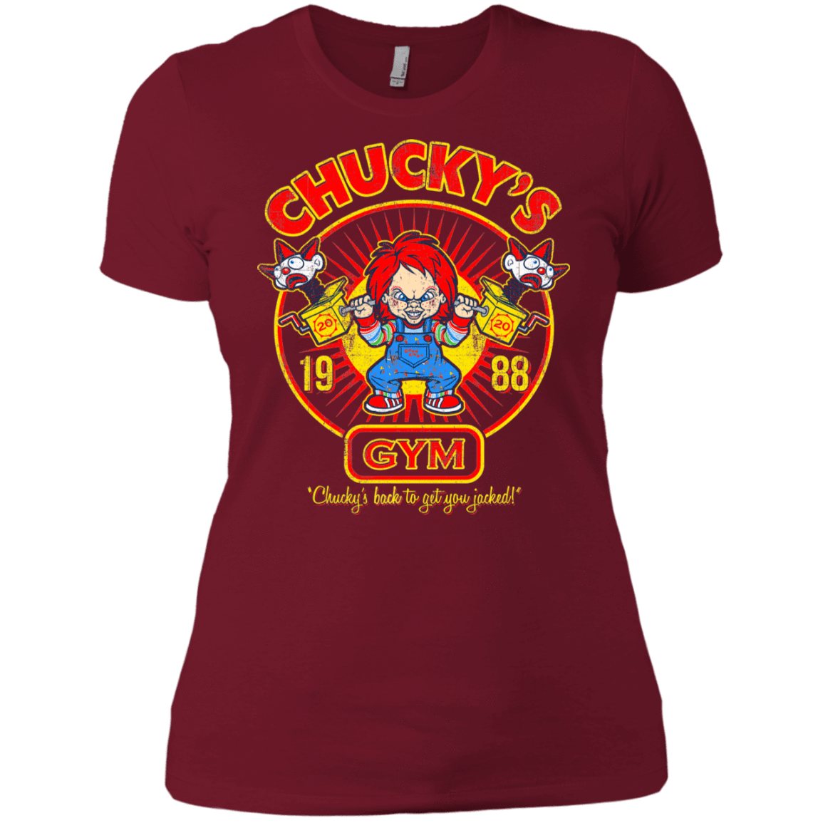 T-Shirts Scarlet / X-Small Chucky's Gym Women's Premium T-Shirt