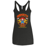 T-Shirts Vintage Black / X-Small Chucky's Gym Women's Triblend Racerback Tank