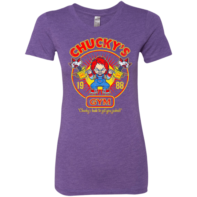 T-Shirts Purple Rush / S Chucky's Gym Women's Triblend T-Shirt