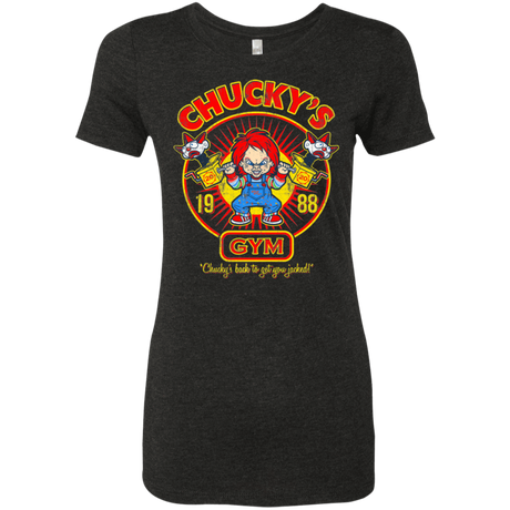 T-Shirts Vintage Black / S Chucky's Gym Women's Triblend T-Shirt