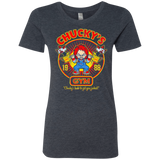 T-Shirts Vintage Navy / S Chucky's Gym Women's Triblend T-Shirt