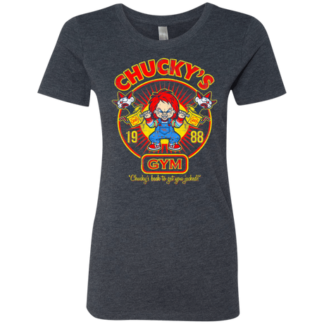 T-Shirts Vintage Navy / S Chucky's Gym Women's Triblend T-Shirt
