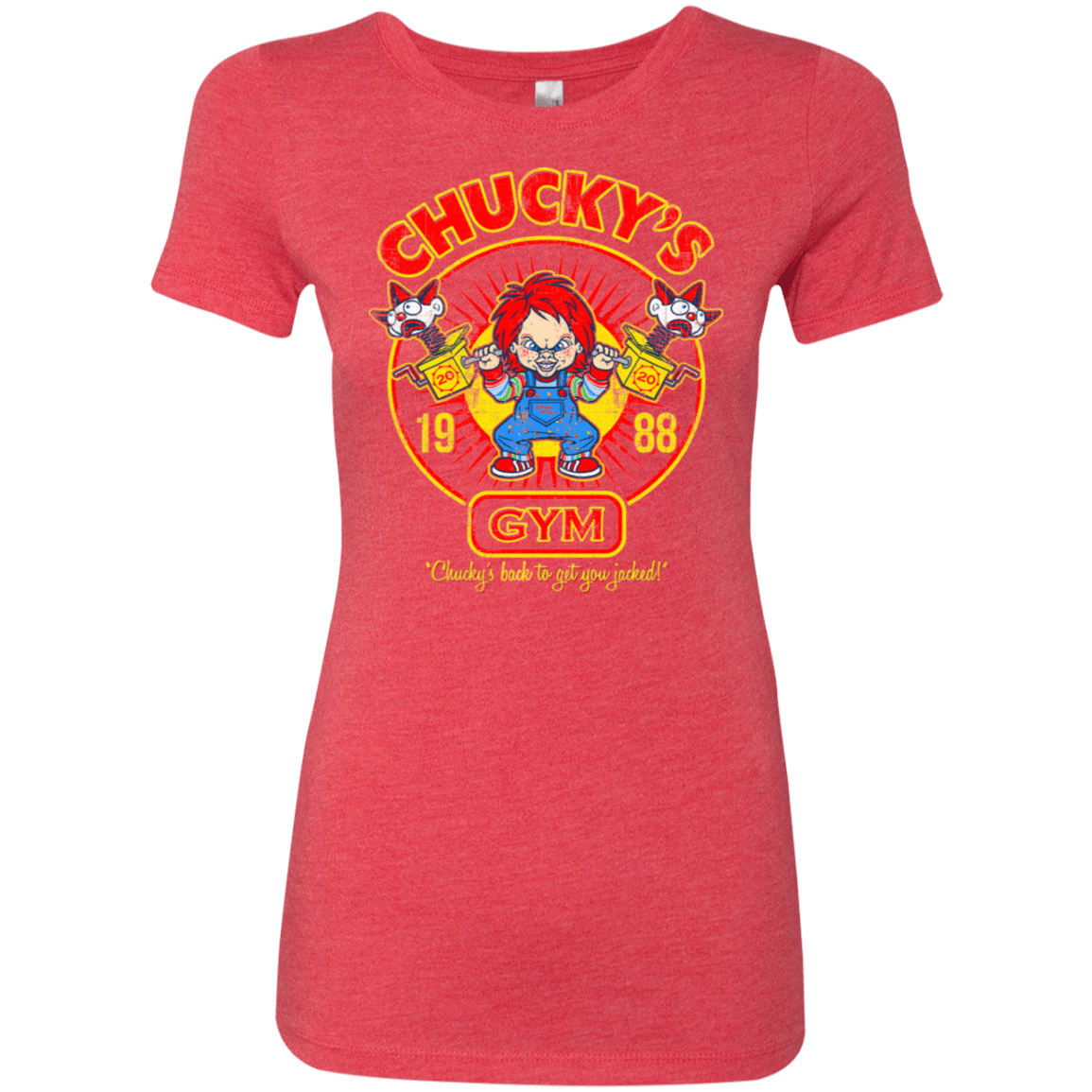 T-Shirts Vintage Red / S Chucky's Gym Women's Triblend T-Shirt