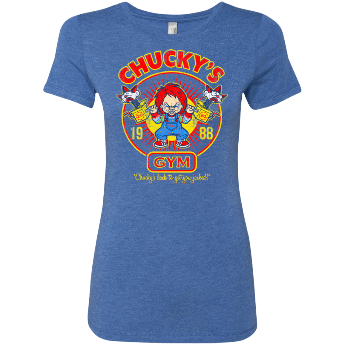 T-Shirts Vintage Royal / S Chucky's Gym Women's Triblend T-Shirt