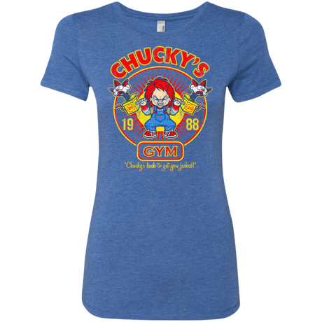 T-Shirts Vintage Royal / S Chucky's Gym Women's Triblend T-Shirt
