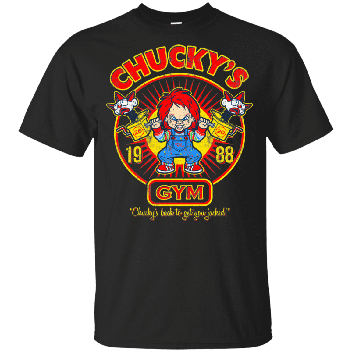 T-Shirts Black / YXS Chucky's Gym Youth T-Shirt