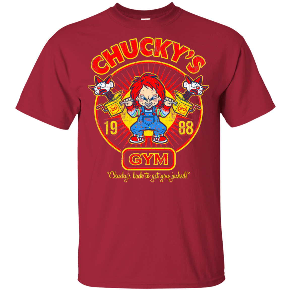 T-Shirts Cardinal / YXS Chucky's Gym Youth T-Shirt