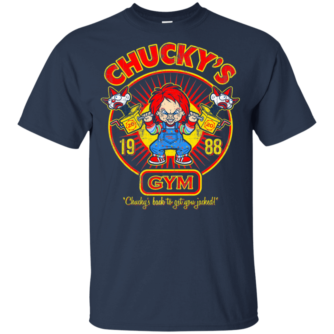 T-Shirts Navy / YXS Chucky's Gym Youth T-Shirt