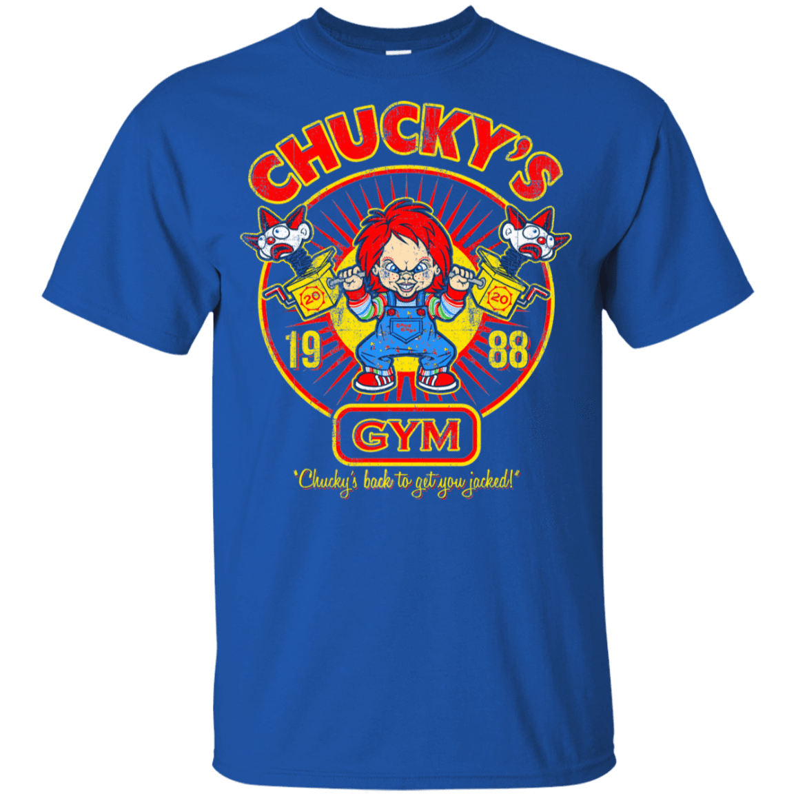 T-Shirts Royal / YXS Chucky's Gym Youth T-Shirt