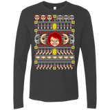 T-Shirts Heavy Metal / Small Chucky ugly sweater Men's Premium Long Sleeve