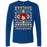 T-Shirts Royal / Small Chucky ugly sweater Men's Premium Long Sleeve