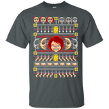 T-Shirts Dark Heather / Small Chucky ugly sweater T-Shirt