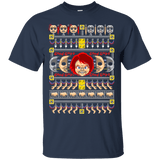 T-Shirts Navy / Small Chucky ugly sweater T-Shirt