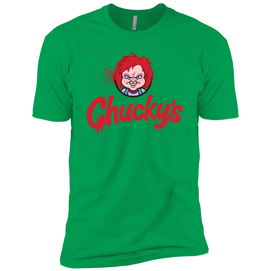 T-Shirts Kelly Green / YXS Chuckys Logo Boys Premium T-Shirt