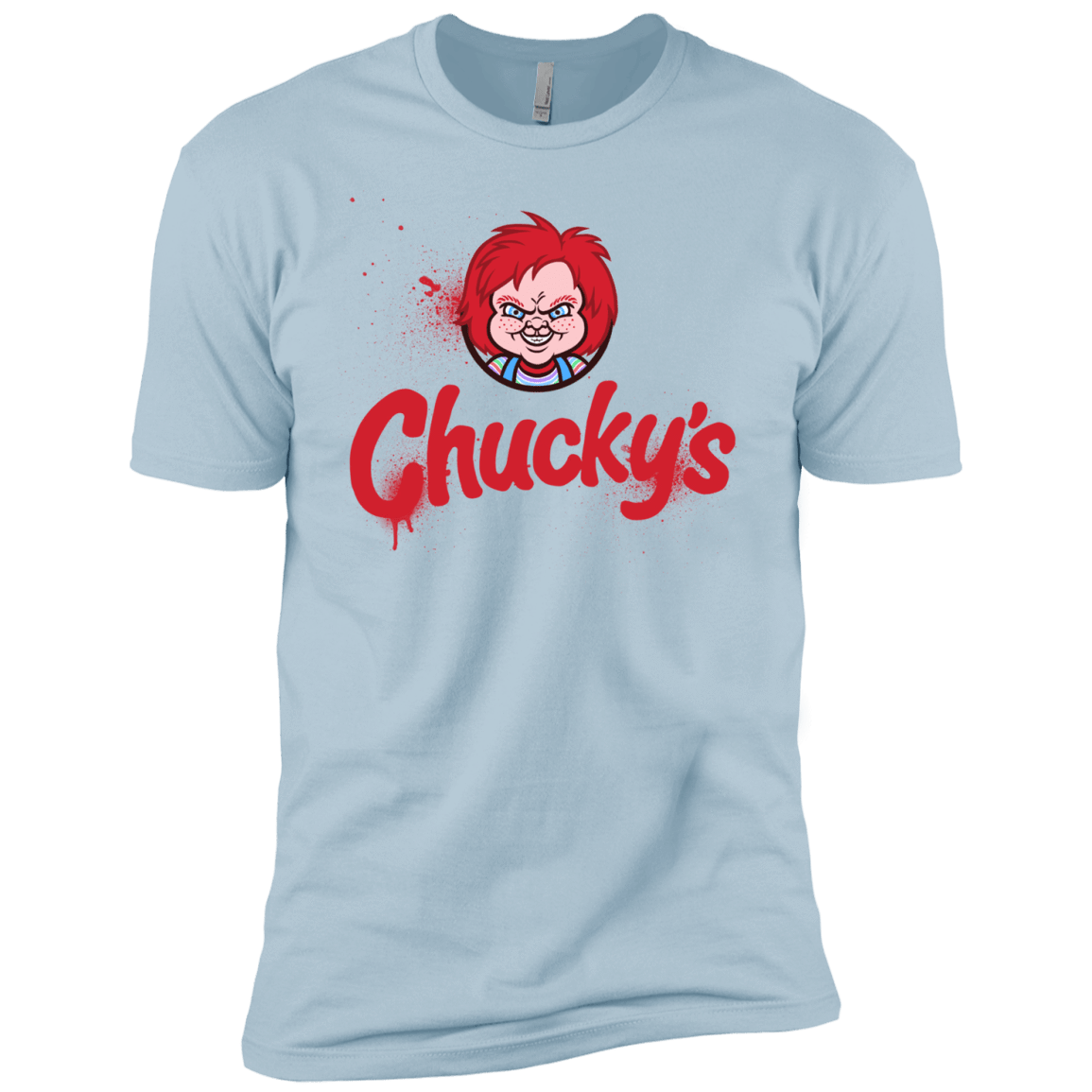 T-Shirts Light Blue / YXS Chuckys Logo Boys Premium T-Shirt