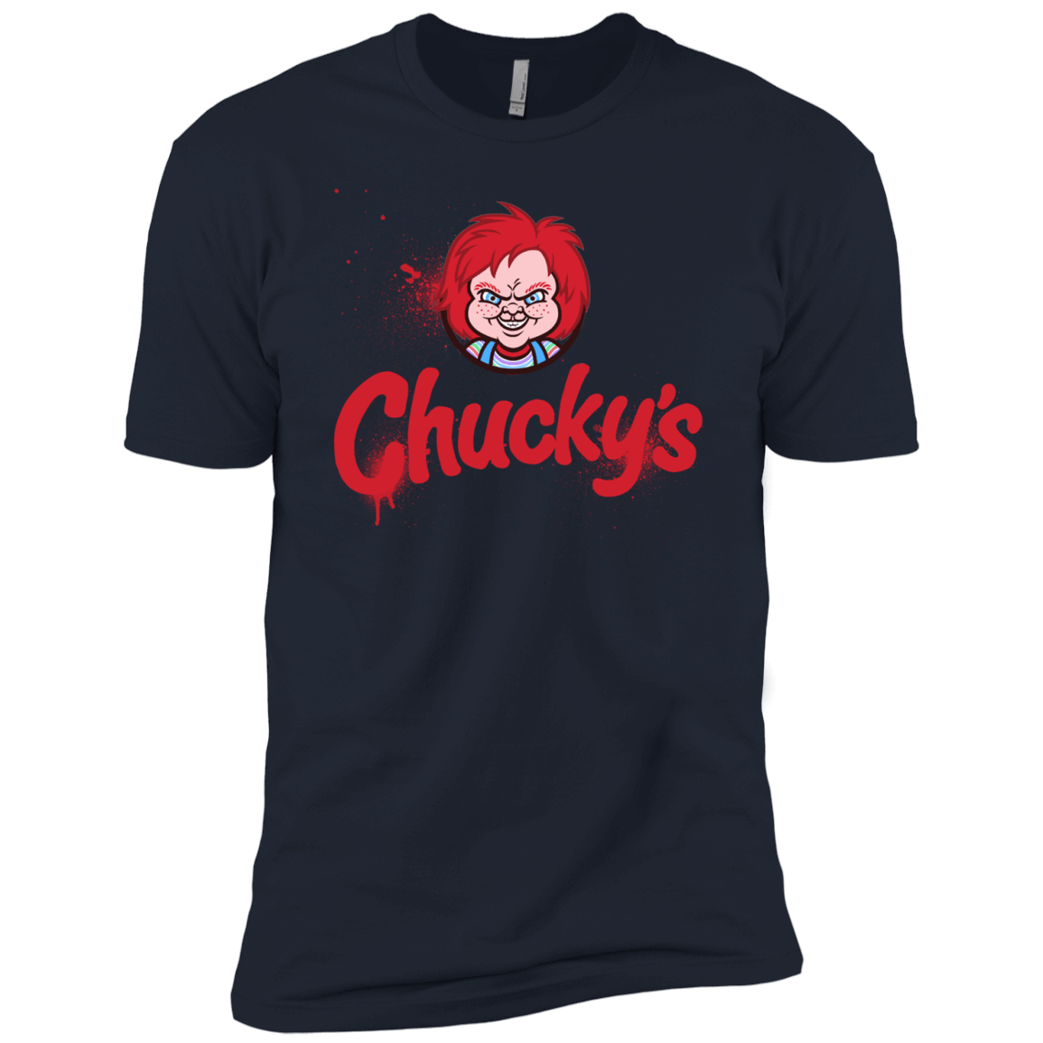 T-Shirts Midnight Navy / YXS Chuckys Logo Boys Premium T-Shirt