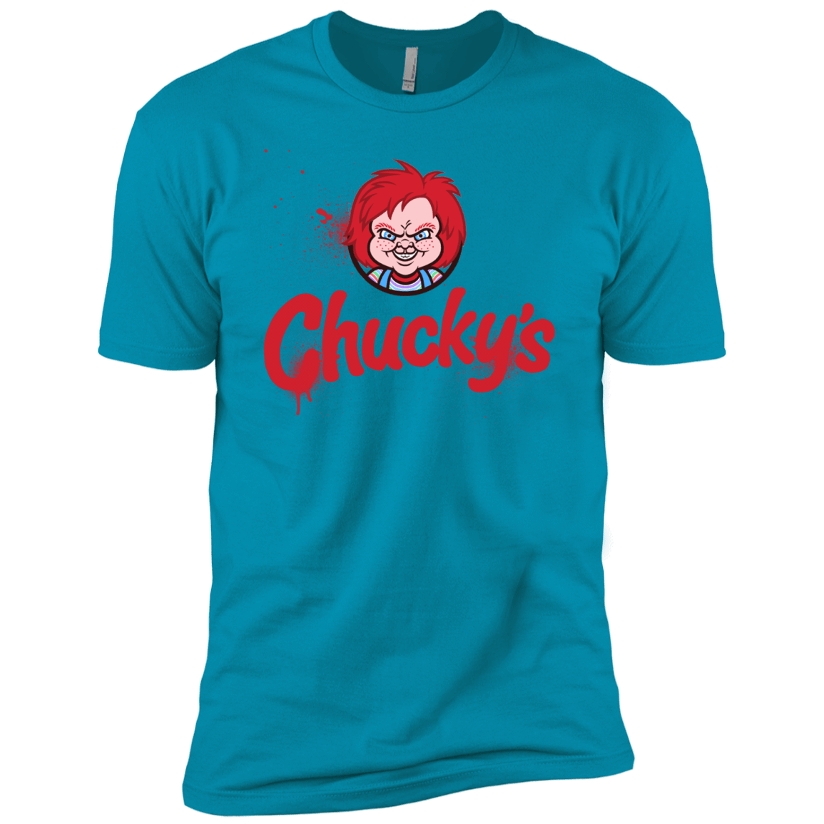 T-Shirts Turquoise / YXS Chuckys Logo Boys Premium T-Shirt