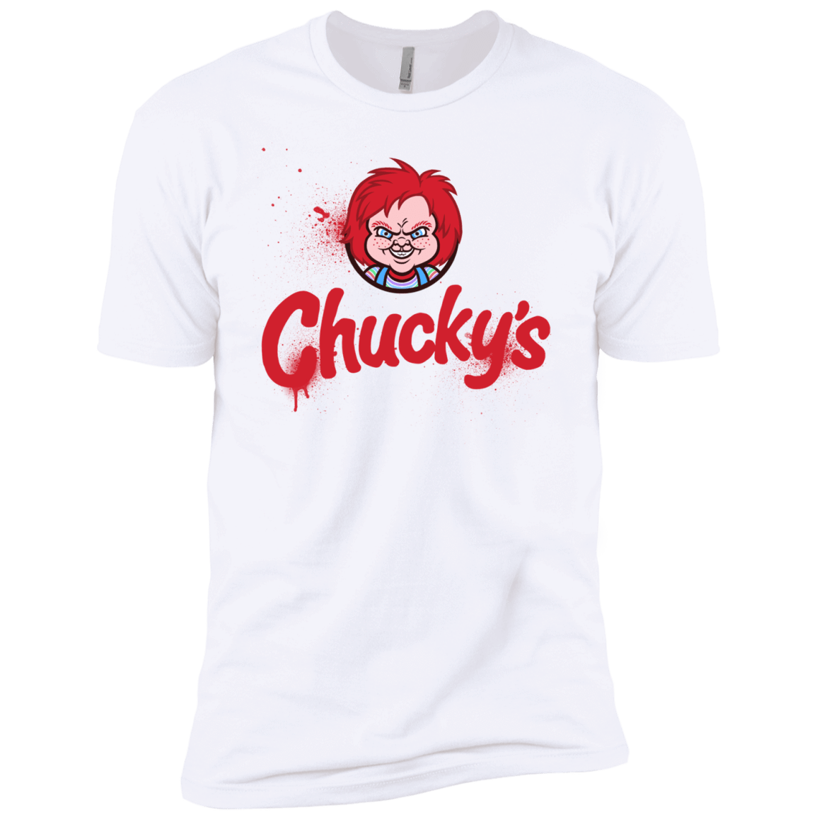T-Shirts White / YXS Chuckys Logo Boys Premium T-Shirt