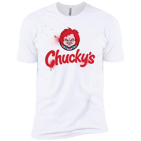 T-Shirts White / YXS Chuckys Logo Boys Premium T-Shirt