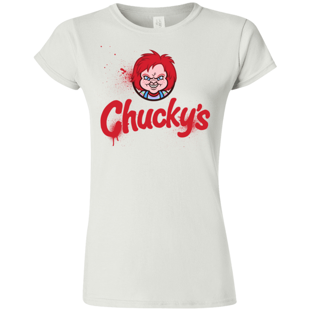 T-Shirts White / S Chuckys Logo Junior Slimmer-Fit T-Shirt