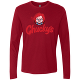 T-Shirts Cardinal / S Chuckys Logo Men's Premium Long Sleeve