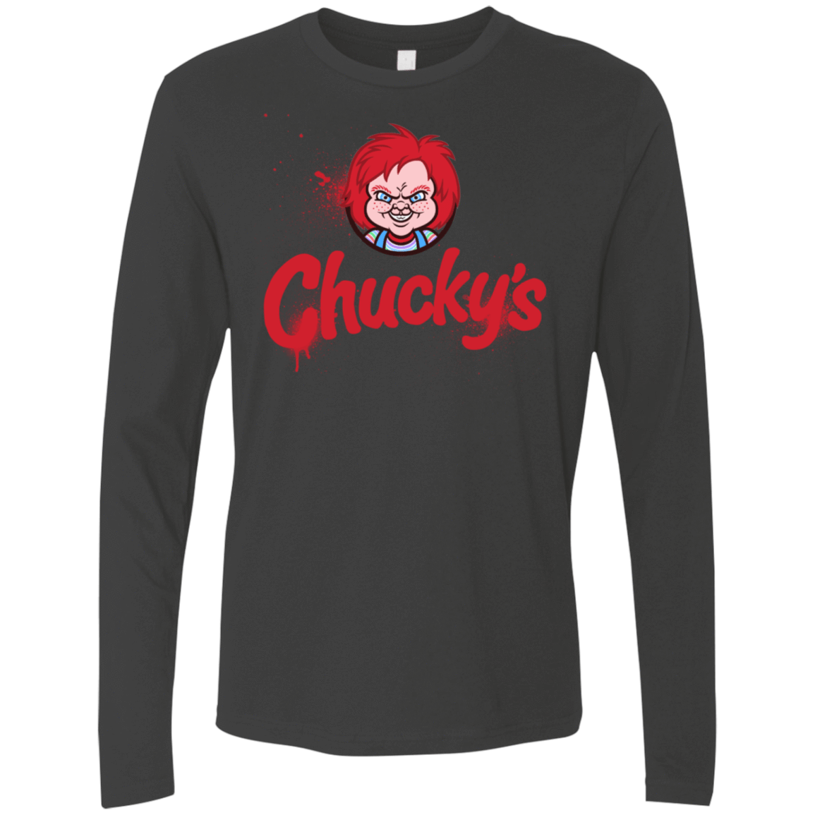 T-Shirts Heavy Metal / S Chuckys Logo Men's Premium Long Sleeve