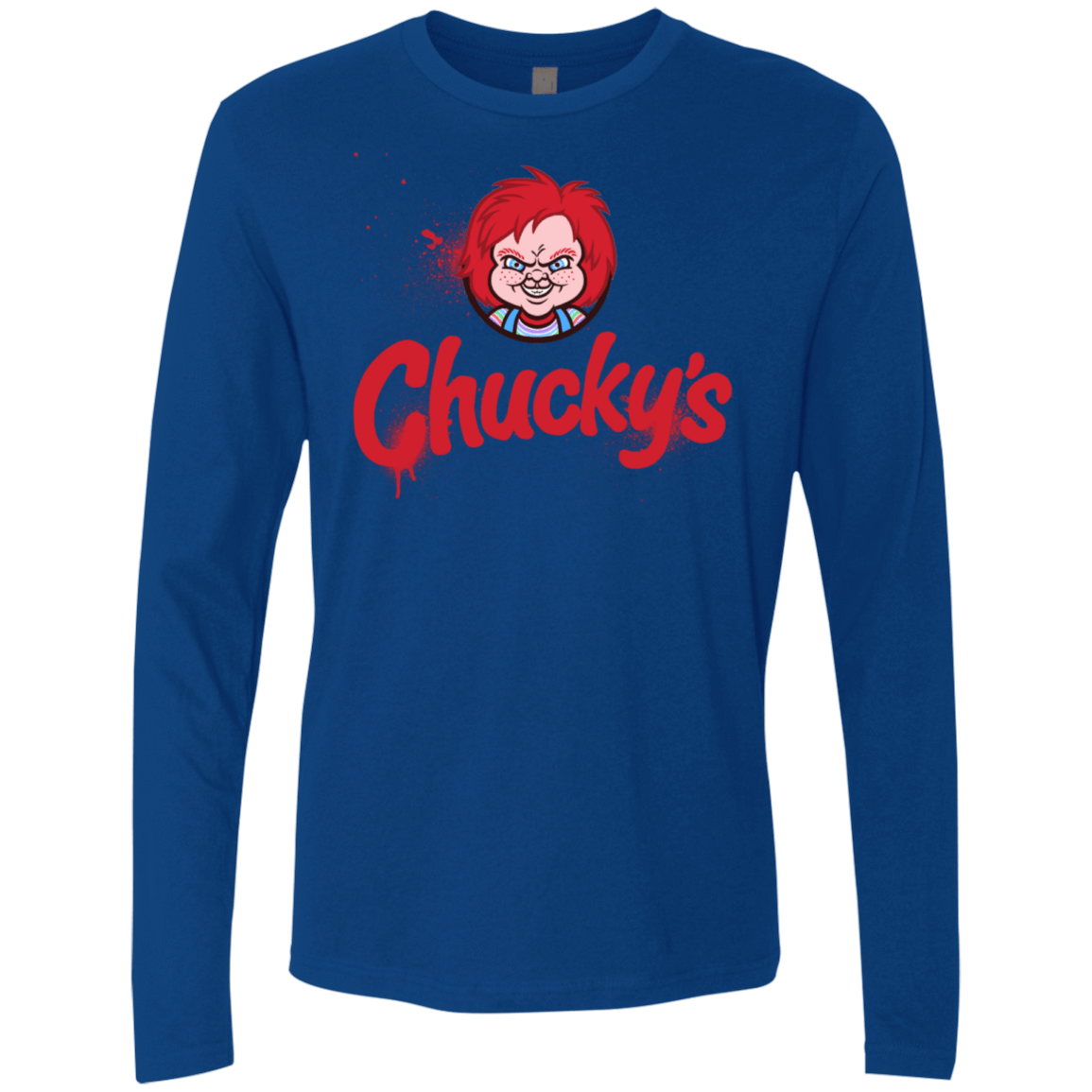 T-Shirts Royal / S Chuckys Logo Men's Premium Long Sleeve