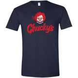 T-Shirts Navy / S Chuckys Logo Men's Semi-Fitted Softstyle