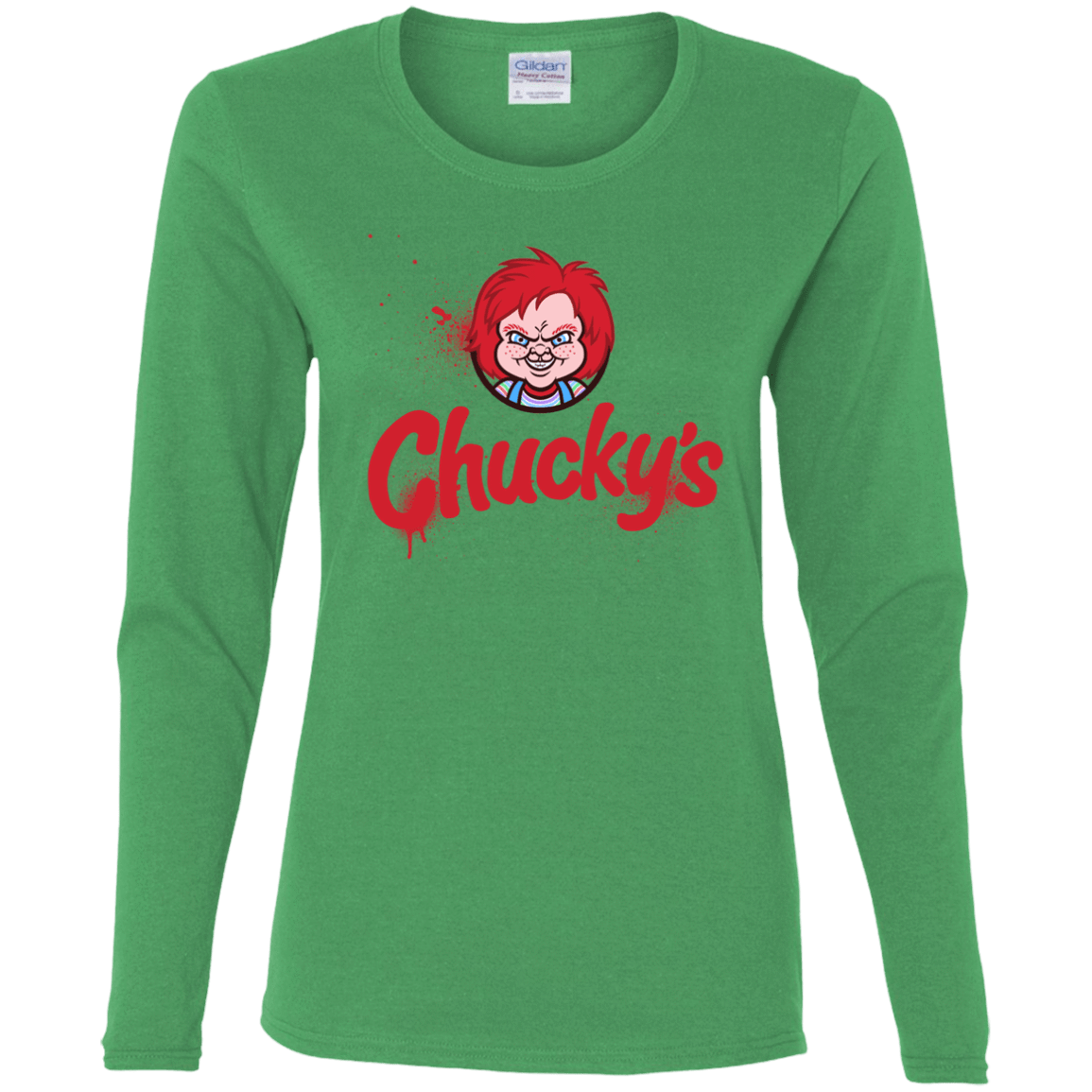 T-Shirts Irish Green / S Chuckys Logo Women's Long Sleeve T-Shirt