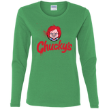 T-Shirts Irish Green / S Chuckys Logo Women's Long Sleeve T-Shirt