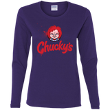 T-Shirts Purple / S Chuckys Logo Women's Long Sleeve T-Shirt