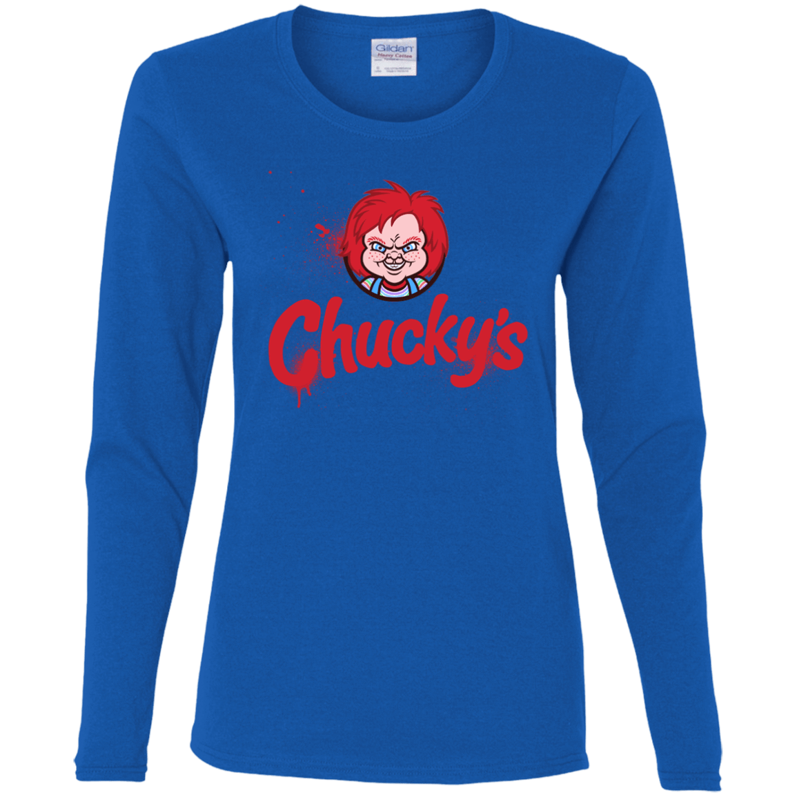 T-Shirts Royal / S Chuckys Logo Women's Long Sleeve T-Shirt