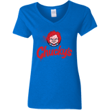 T-Shirts Royal / S Chuckys Logo Women's V-Neck T-Shirt
