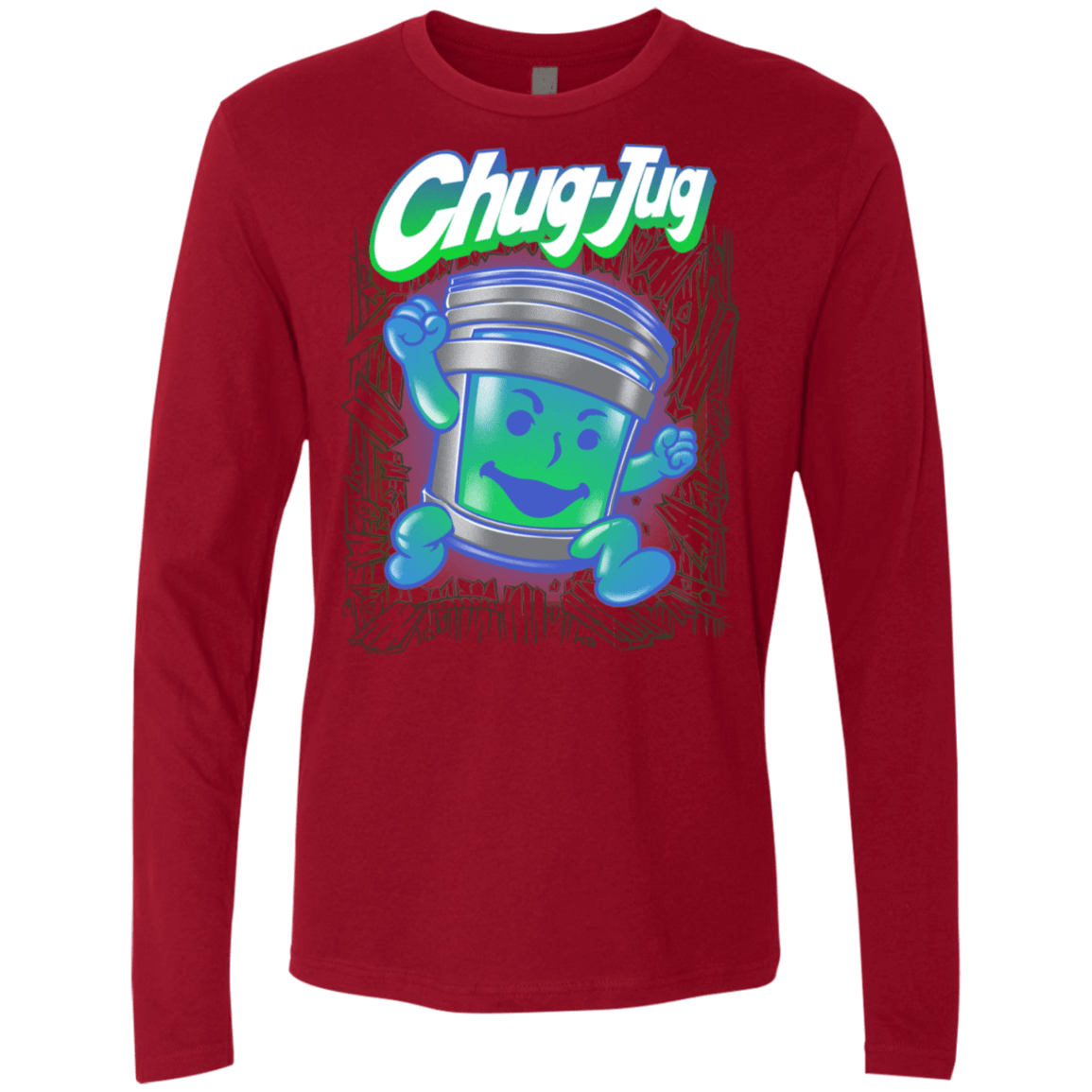 T-Shirts Cardinal / S Chug-Jug Men's Premium Long Sleeve