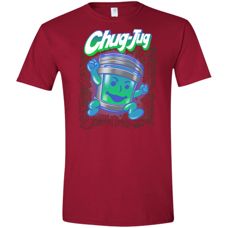 T-Shirts Cardinal Red / S Chug-Jug Men's Semi-Fitted Softstyle