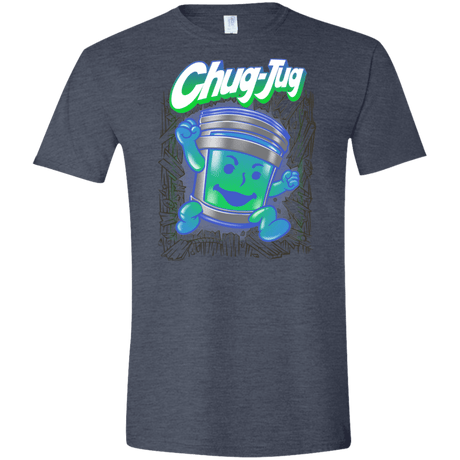 T-Shirts Heather Navy / S Chug-Jug Men's Semi-Fitted Softstyle