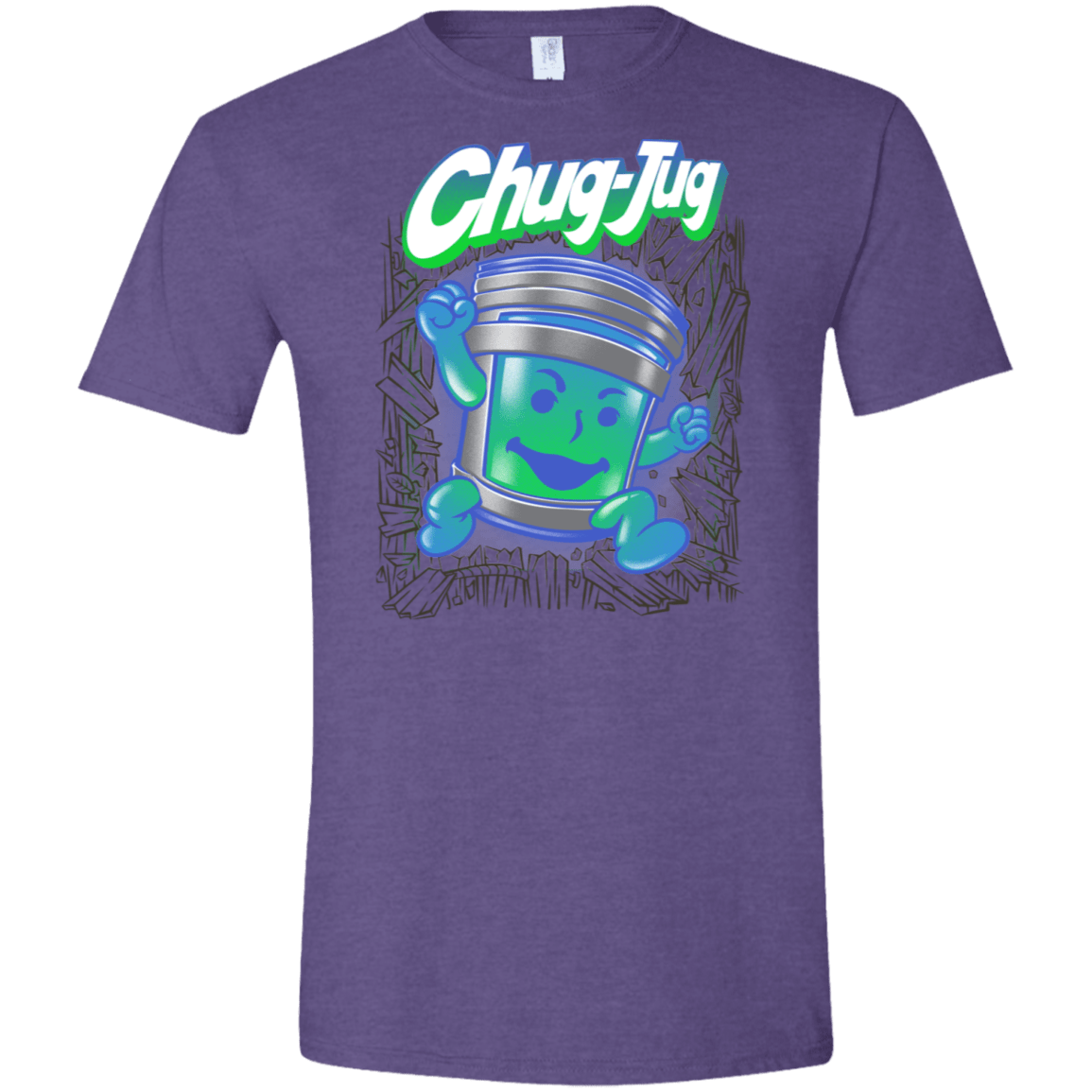 T-Shirts Heather Purple / S Chug-Jug Men's Semi-Fitted Softstyle