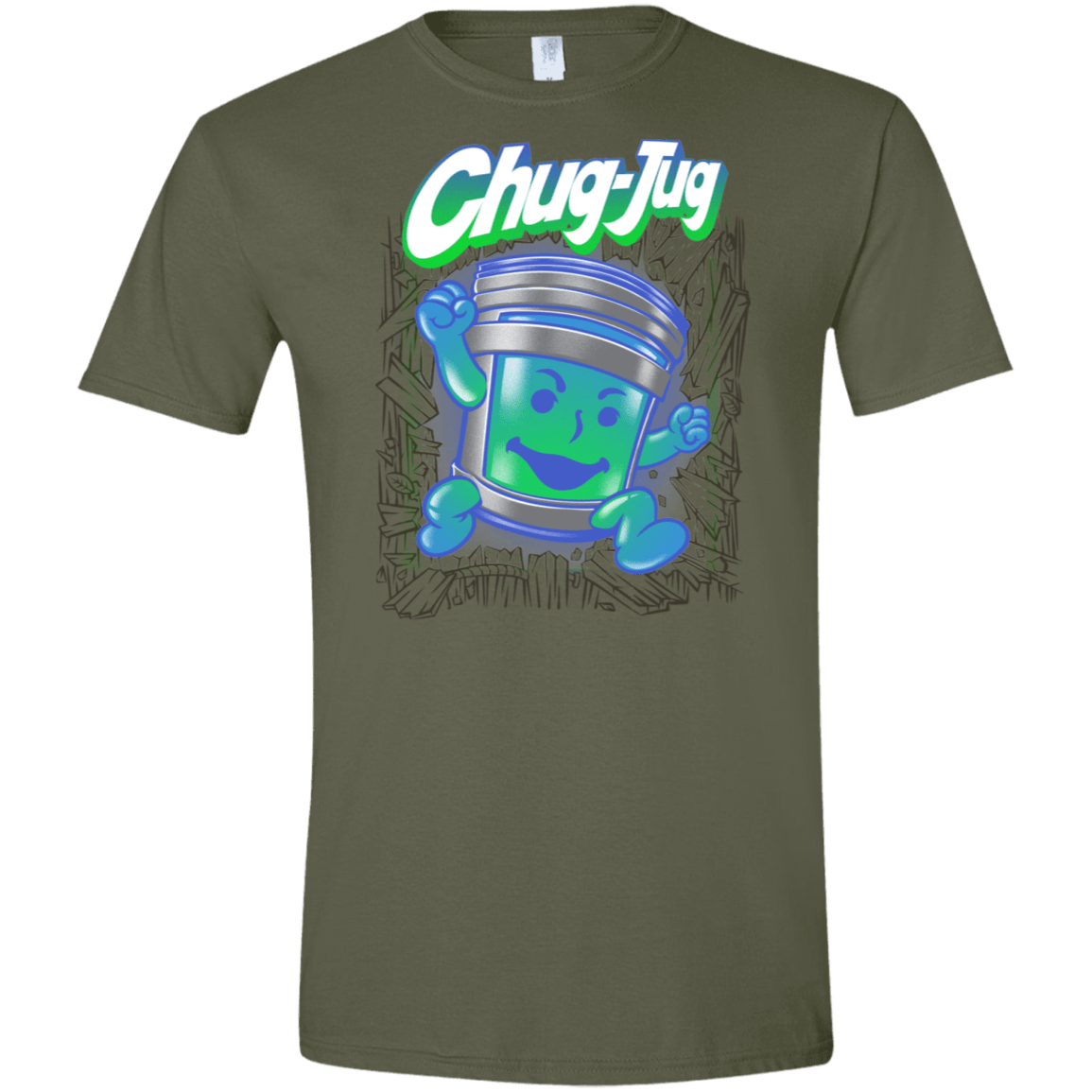 T-Shirts Military Green / S Chug-Jug Men's Semi-Fitted Softstyle
