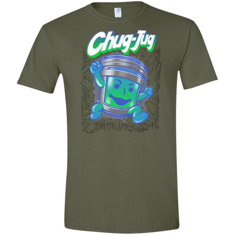 T-Shirts Military Green / S Chug-Jug Men's Semi-Fitted Softstyle